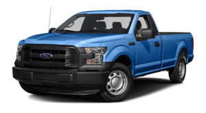 2016 blue Ford F-150 Model