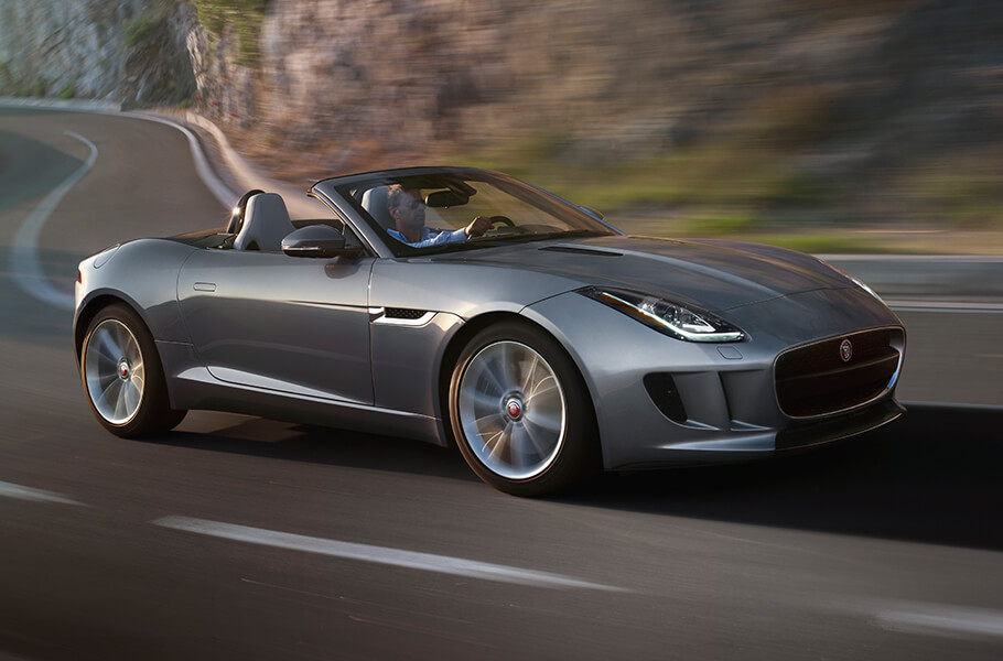 jaguar f type silver