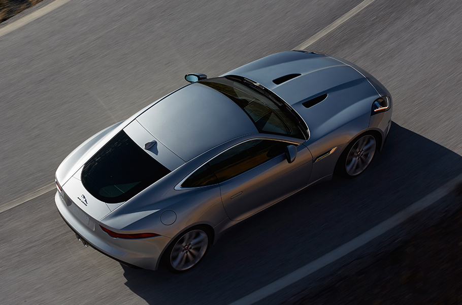 2017 Jaguar F-Type Coupe Overhead