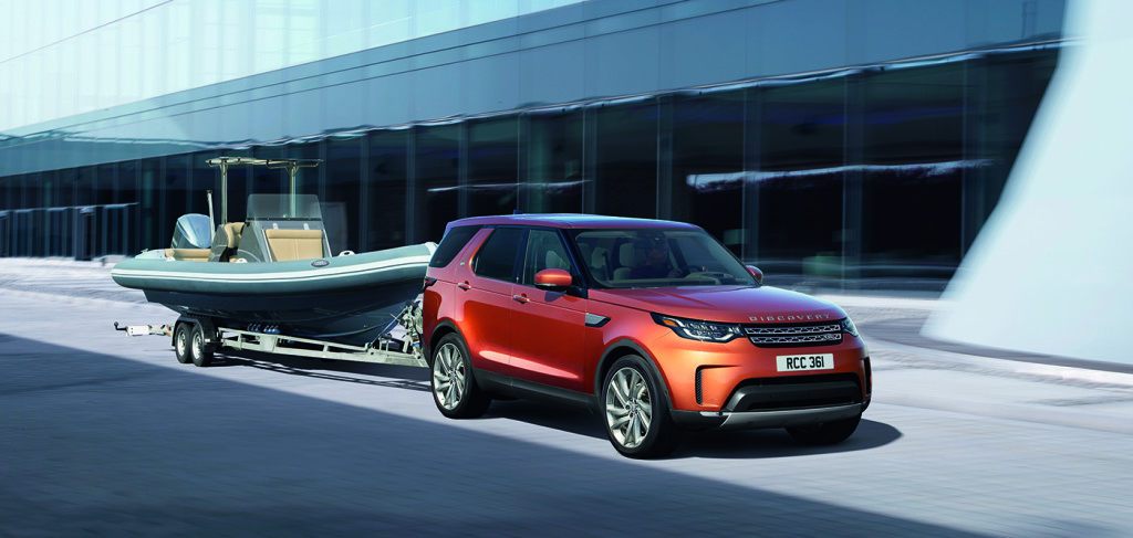 The new Discovery with a towing capacity of 8200 lbs.