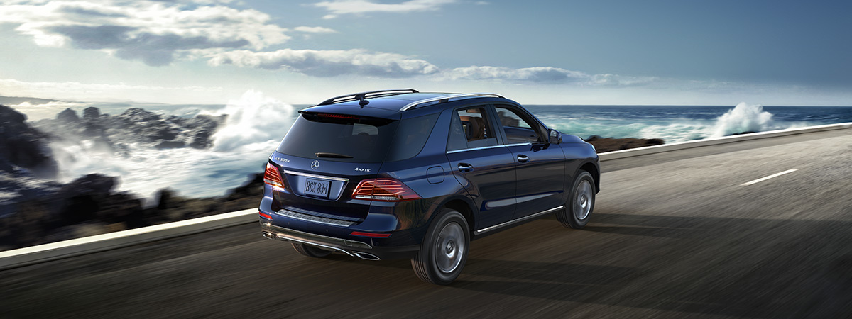 2016 Mercedes-Benz GLE Rear View Driving