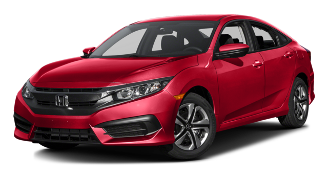 2016 Honda Civic red exterior